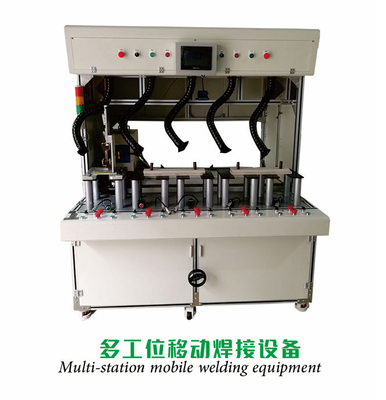 La station la machine/deux triphasée de chauffage par induction soudent la machine de soudure